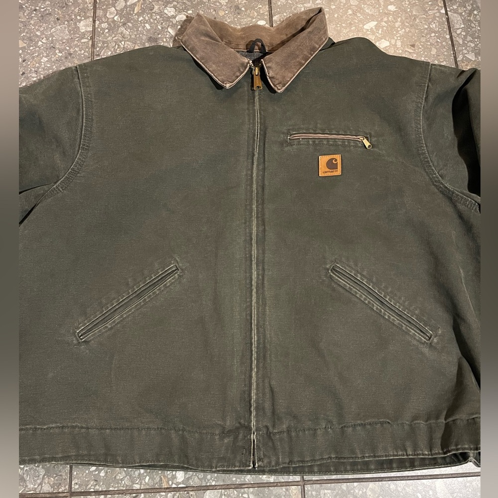 Vintage Carhartt J97 MOS Duck Work Jacket with XXL Regular